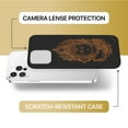 thumbnail image 6 of Case Yard Wooden Case for iPhone-12/12-Pro Soft TPU Silicone cover Slim Fit Shockproof Wood Protective Phone Cover for Girls Boys Men and Women Supports Wireless Charging Buddha Art Lady Design, 6 of 7