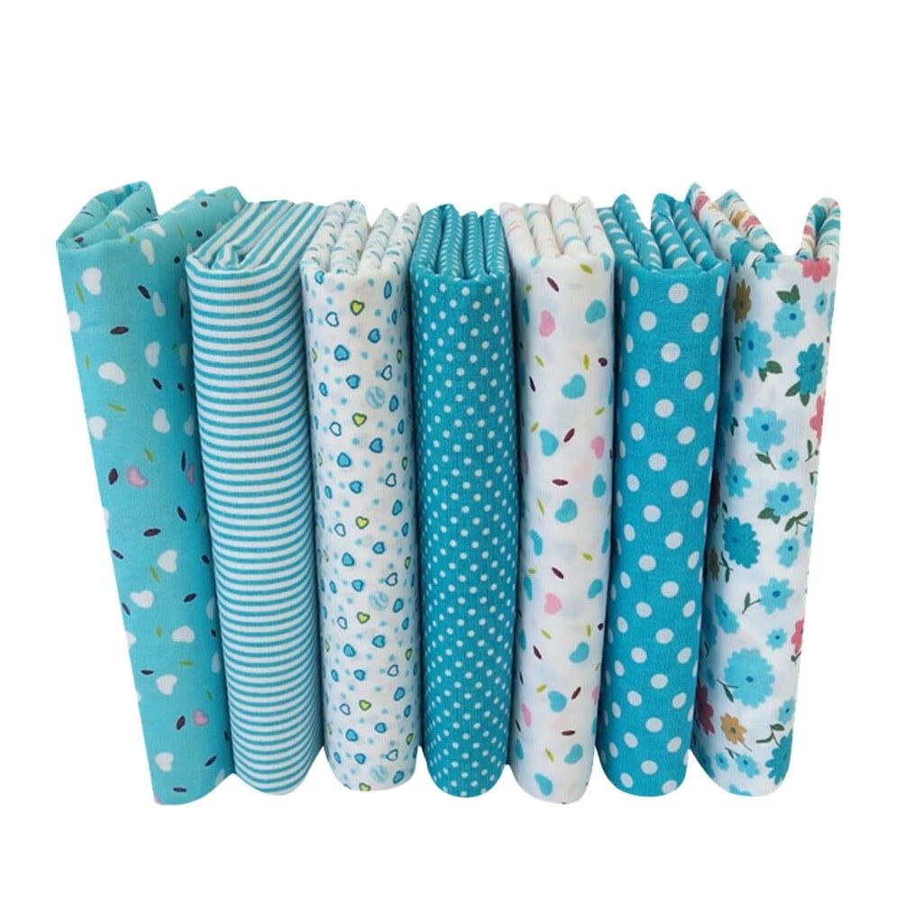 BMForward Quilting Patchwork Patchwork Bundle DIY 7PCS Sewing Fabric Squares Home DIY