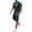 Dark Green, variant on Men's 2 Piece Short Sets Graphic Print Short Sleeve T Shirts and Drawstring Shorts Clothing Set Black XXL
