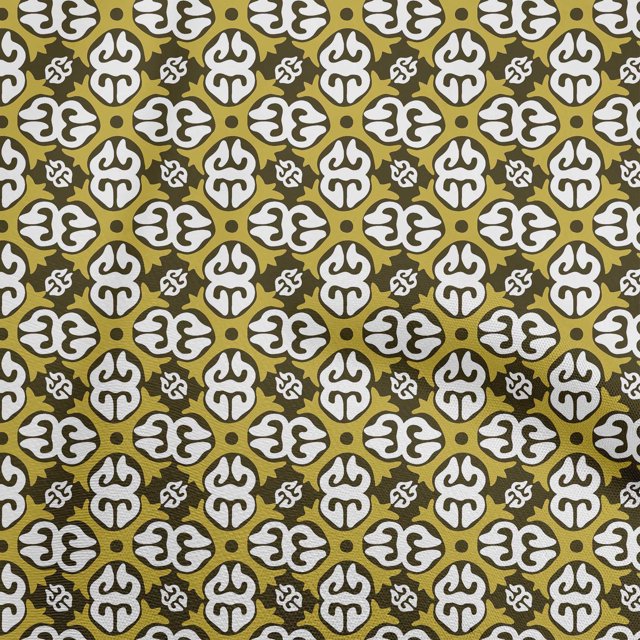oneOone Viscose Chiffon Dark Olive Green Fabric Abstracts Craft Projects Decor Fabric Printed By The Yard 42 Inch Wide
