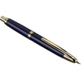 thumbnail image 3 of Pluma estilográfica PILOT Vanishing Point, punta mediana, barril azul, 3 of 5