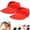 Red, variant on WCJM Women's UPF 50 Summer Visor Hat 2 Pack Wide Brim Lightweight Foldable Ponytail Friendly Cap for Beach Travel Walking