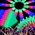 thumbnail image 2 of 10PCS LED Glow Sticks Bulk Colorful RGB Glow Foam Stick light Stick Cheer Tube Dark Light for Concerts Birthday Wedding Party, 2 of 10
