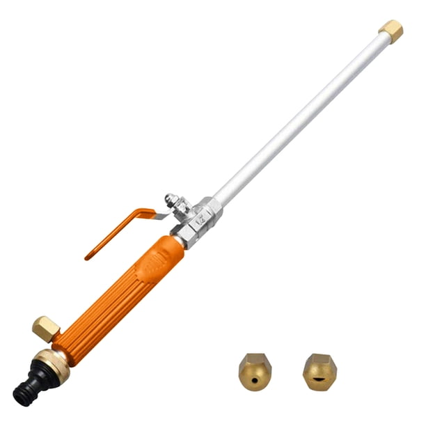 Lavadora portátil Hydro Jet de alta presión, herramienta de lavado con rociador de varilla de riego de metal para coche de jardín, naranja Sweethay HA005226-03B