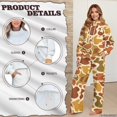 thumbnail image 6 of Glofpot Women's 2 Piece Outfits, Mock Neck Sweatsuits Loungewear Set Long Sleeve Sweatshirt, Wide Leg Sweatpants, Oversized Sweat Sets, Casual Tracksuit, Drawstring Activewear,Duck Camo Gym Suit, 6 of 7