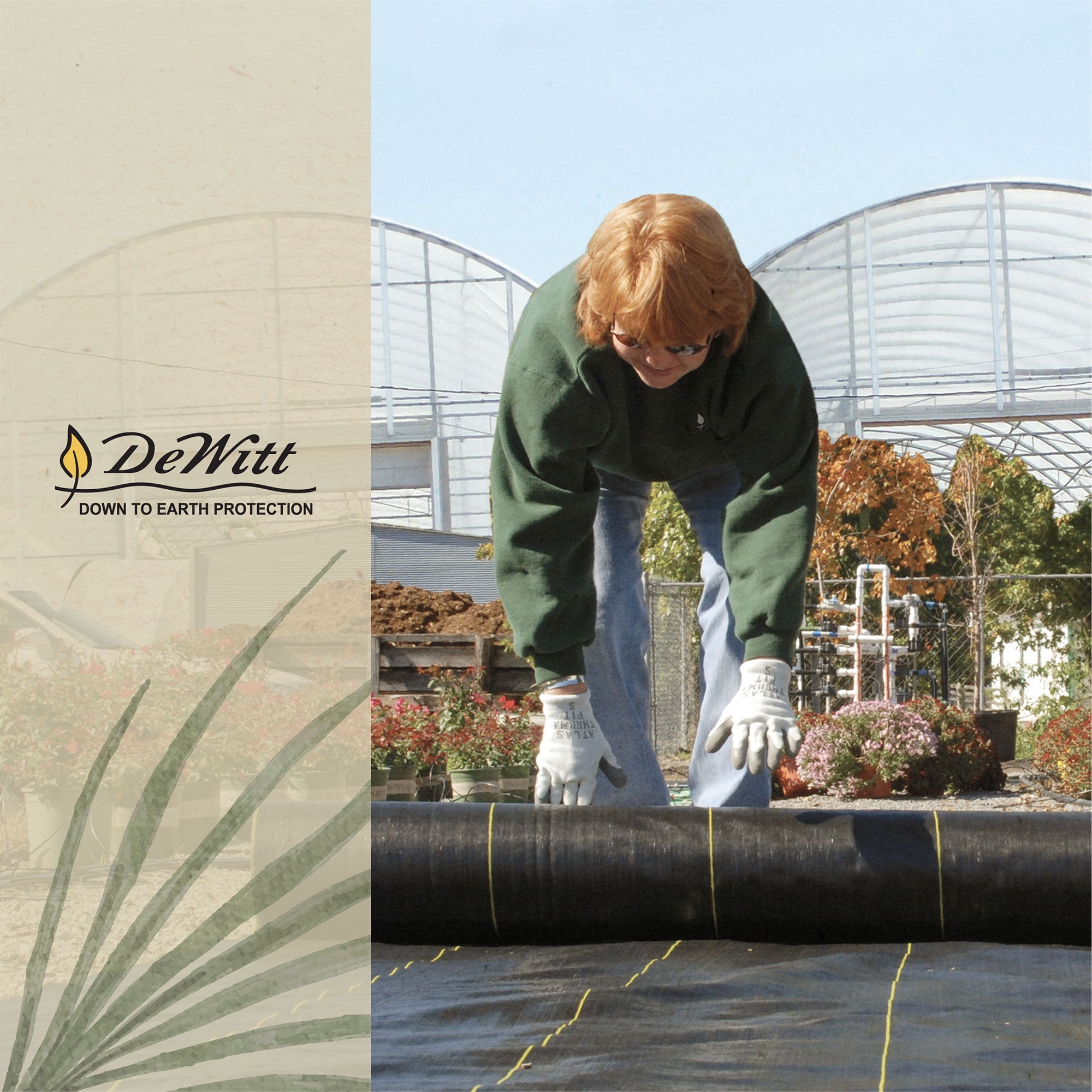 DeWitt Professional Max Weed Barrier Fabric 4.1 oz, Heavy-Duty Weed Control, 3 x 100 Feet