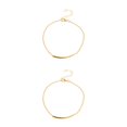 thumbnail image 2 of ZheElen Woman Anklet Exquisite Jewelry Accessory Simple Style Ankle Decoration Foot Chains Ankles Chain for Dress Decor Golden 2Set, 2 of 6