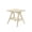 Off White, variant on Traditional Ornate Detailing Dark Cherry Finish Wood End Table with Claw Feet, 22W x 21D x 20H, Nesting Side Table for Living Room, Bedroom, Brown