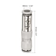 thumbnail image 2 of Unique Bargains 8mm Push Quick Connect Pneumatic Inline Air Tube Fitting Check Valve, 2 of 5