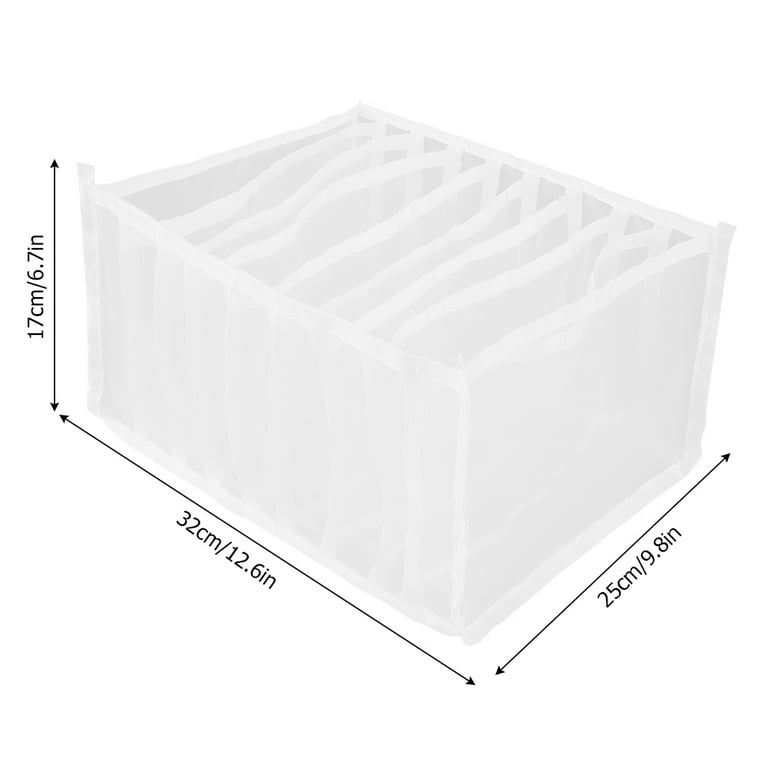 Foldable High-density Mesh Storage Boxes For Clothes, Jeans, Pants