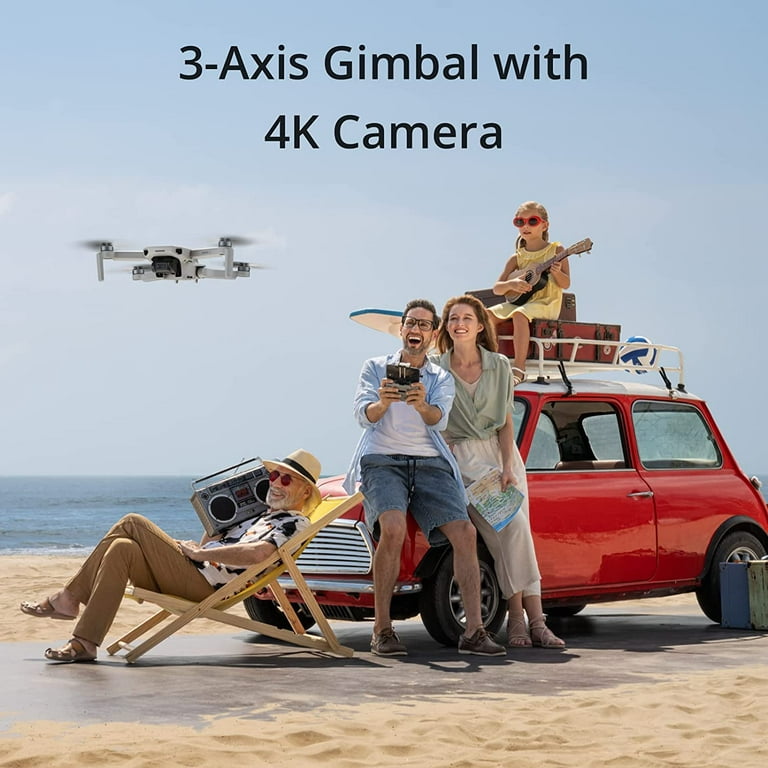  DJI Mini 2 Ultralight and Foldable Drone Quadcopter, 3-Axis  Gimbal with 4K Camera, 12MP Photo, 31 Mins Flight Time, OcuSync 2.0 10km HD  Video Transmission, QuickShots, Gray (Renewed) : Toys & Games