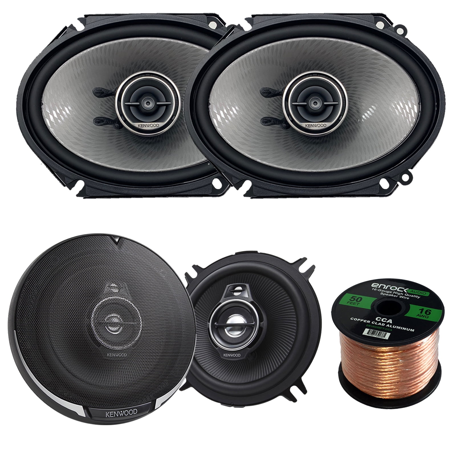 kenwood 6x8 3 way speakers