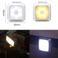 thumbnail image 4 of Luces nocturnas con sensor de movimiento LED inalámbrico para interiores Escaleras, gabinetes, armarios,, 4 of 11
