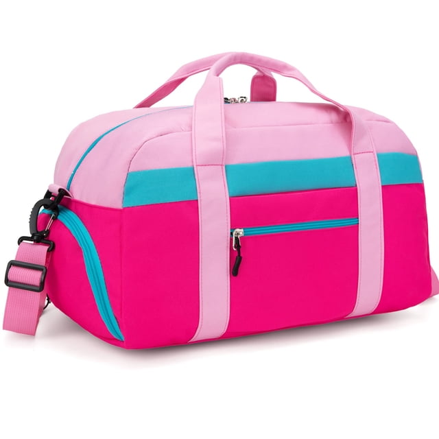 Bolsa de viaje HawLander Kids para niños o niñas, viajes escolares, rosa