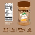 thumbnail image 4 of Peter Pan Natural Creamy Peanut Butter Spread, no high-fructose corn syrup, original flavor, 4 of 9