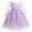 Rainbow Purple, variant on IBTOM CASTLE Girls Princess Long Sleeve Rainbow Party Tulle Dress 3D Flower Ruffle Mesh Dress Pageant Birthday Smocked Back Wedding Flower Girl Dress 3-4T Pink