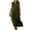 Army Green, variant on Faux Cotton Linen Sundress for Women Summer Casual Lapel Button Sleeveless Maxi Dresses Business Loose Tank Dress