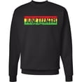 thumbnail image 2 of Inktastic Juneteenth Banner in Red Yellow and Green Adult Sweatshirt, 2 of 4