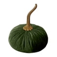 thumbnail image 1 of Handmade Velvet Decorative Pumpkin Ornament Elegant Autumn Home Desktop, 1 of 4