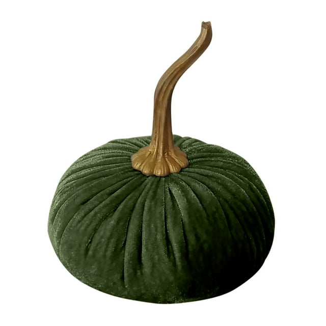 TIELUTT Handmade Velvet Pumpkin Decorative Pumpkin Delicate Decorative Ornament Ornament Goddaughter Christmas Ornament Christmas Ornament Bulk Ornament for Christmas Trees Choir Ornament