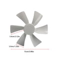thumbnail image 1 of maskred 2Pack 6 Inch Replacement White Vent Fan Blades Replacement Vent Fan Vent Fan Blade Blade RV Experience Functional, 1 of 6