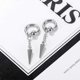 thumbnail image 4 of Earring Clips Punk Style Titanium Steel Cone Chain Tassel Hipster for Man, 4 of 5