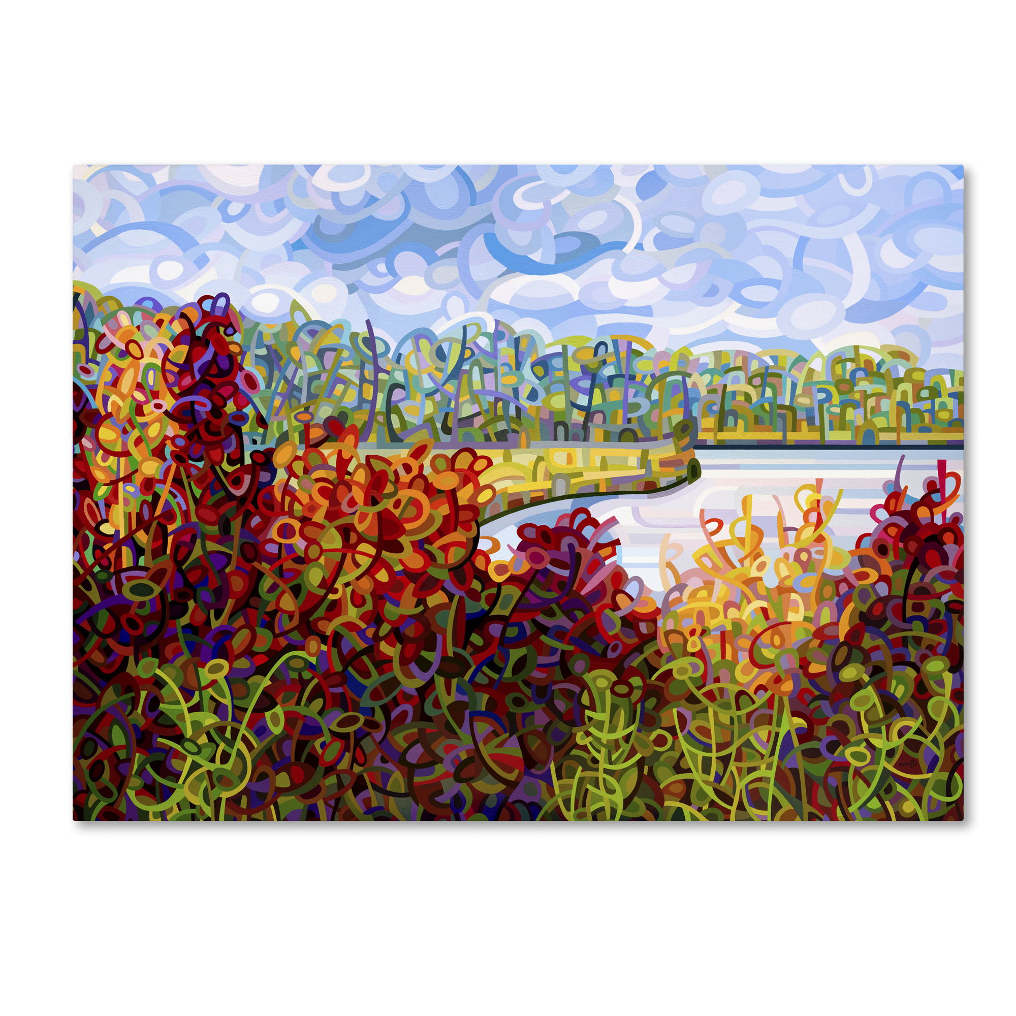Trademark Fine Art "Summers End" Canvas Art by Mandy Budan