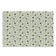 thumbnail image 1 of Flower Cutting Board, Gentle Floral Pattern Outline and Abstract Print, Decorative Tempered Glass Cutting and Serving Board, in 3 Sizes, by Ambesonne, 1 of 2