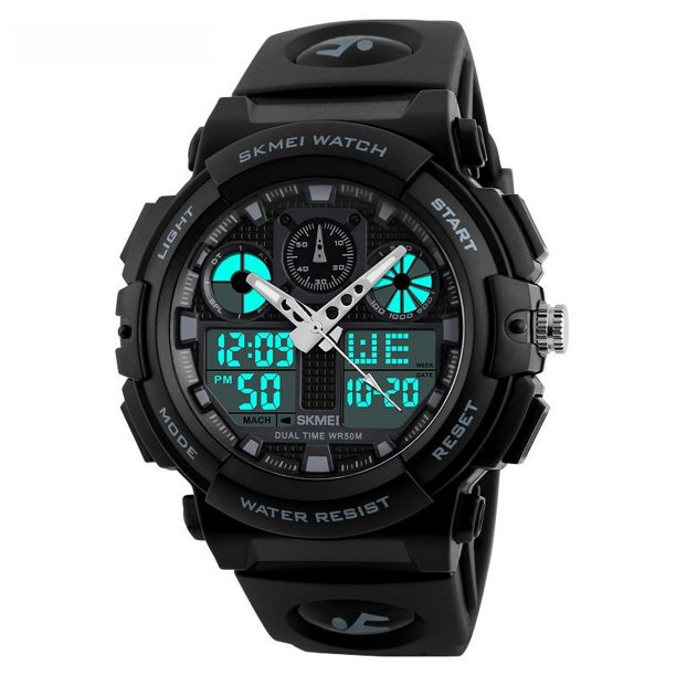 Reloj para hombre para exteriores, reloj electrónico deportivo multifuncional personalizado, reloj de tendencia para estudiantes