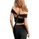 thumbnail image 4 of Blusa Crop Txlixc Moda para Mujeres Sin Mangas Verano Sólida, 4 of 9