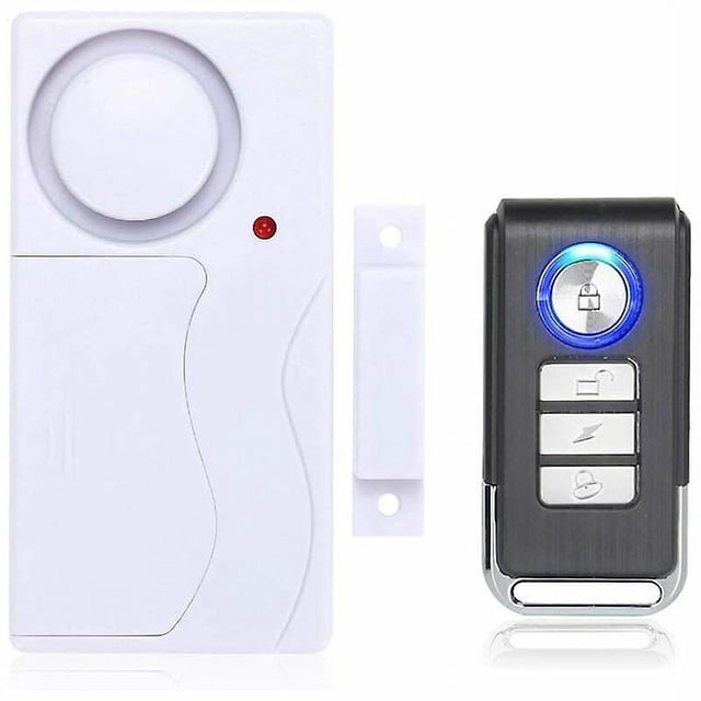 Alarma de puertas y ventanas ZHCH inalámbrica con control remoto 105 dB