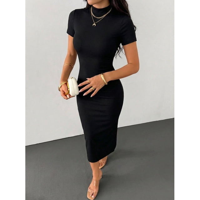 Vestido Dama Moda Manga Corta