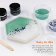 thumbnail image 6 of Rolio Epoxy Resin and Hardener Kit - Crystal Clear UV Resistant Resin for Coating, Jewelry, Wood, Molds & DIY Crafts, Easy Cast Resin - 16 oz Kit, 6 of 6
