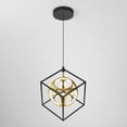 thumbnail image 2 of Artika Luxe Moderne LED Suspension, Noir et Or, 2 of 4