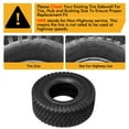 thumbnail image 4 of 1autodepot 18X8.5-8 Lawn Mower Tire, 18X8.50-8 Tractor Golf Cart Turf Tire, 4 ply Tubeless, 815lbs Capacity, Set of 2, 4 of 7