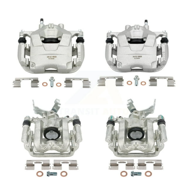 CMX Front Rear Disc Brake Caliper Assembly Left Right Side (Driver Passenger) Kit for Car 2013-2017 Chevrolet Trax Buick Encore KBC-100091