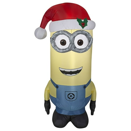 Despicable Me Inflatable Kevin Minion in Santa Hat - Walmart.ca