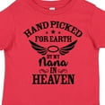 thumbnail image 4 of Inktastic Handpicked for Earth by My Nana in Heaven with Angel Wings Boys or Girls Toddler T-Shirt, 4 of 5