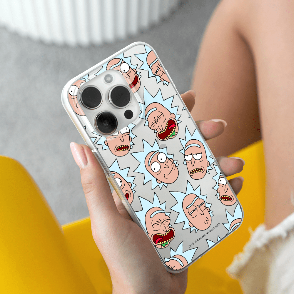 ERT GROUP Handyhülle Für IPhone 14 Plus – Offizielles Rick & Morty Design, TPU, Transparent, Stoßfest