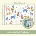 thumbnail image 7 of UpwardBaby Disposable Placemats - BPA Free - 36 Waterproof Placemats with Animal Pattern, 7 of 7