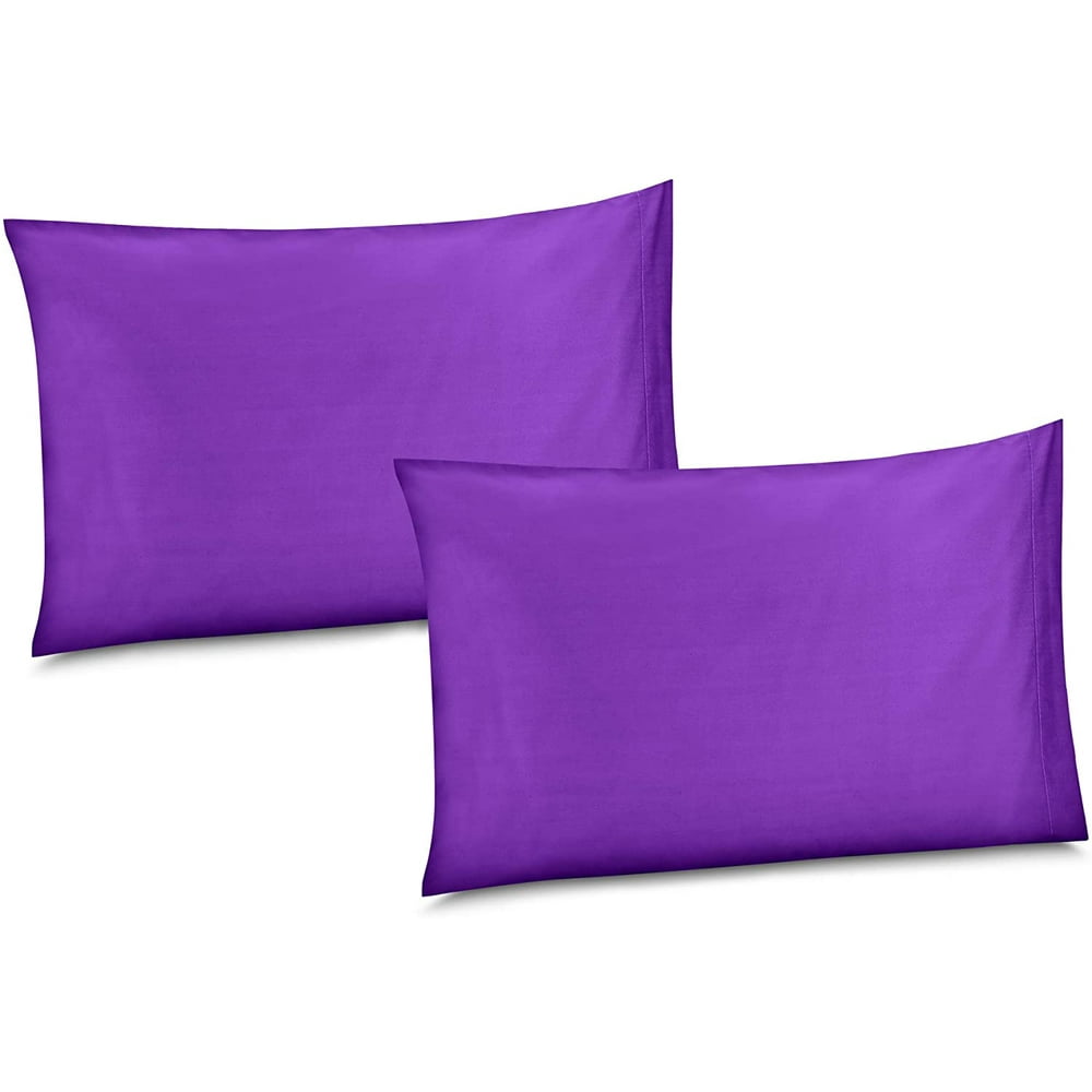 Gilbin 100 Cotton/Percale 210 Thread Count Pillow Cases Set of 2 King