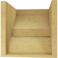 thumbnail image 4 of 11"W x 11"D x 11"H Wide Ridgewood Rough Cedar Woodgrain TimberThane Corbel, Primed Tan, 4 of 6