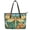 Stained Glass Dragonfly Lotus, variant on ZUXONGSY Stained Glass Dragonfly Lotus Print Tote Bag for Women Multifunctional Travel Purse Fashion Top Handle Tote Bag with Zippered for Work Dating