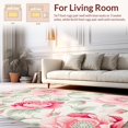 thumbnail image 2 of ODIKA 4'x6' Machine Washable Non-Slip Area Rug, Floral Dream Nursery High Traffic Rug, Pink, 200709, 2 of 7