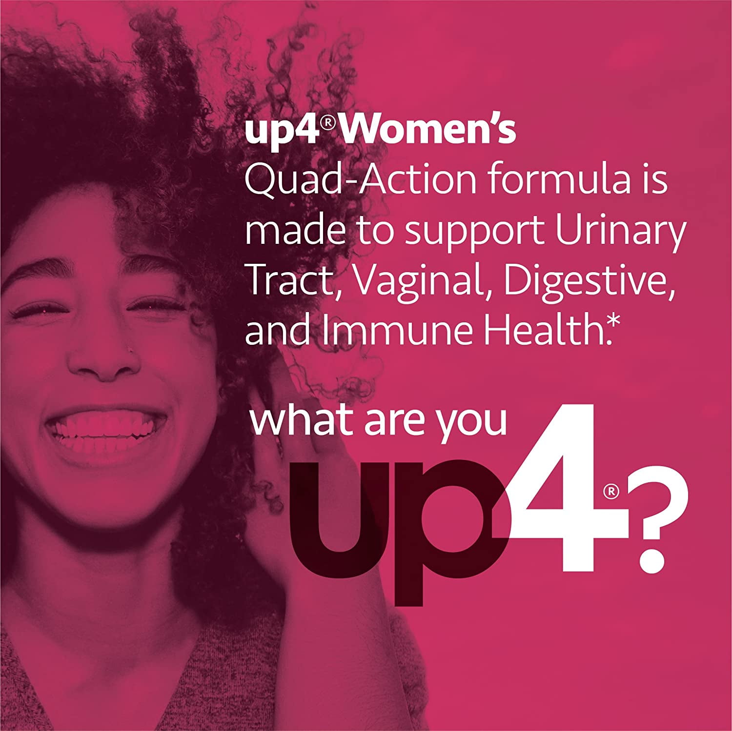 up4 Probiotic Supplement for Women, Gluten Free, 60 Count
