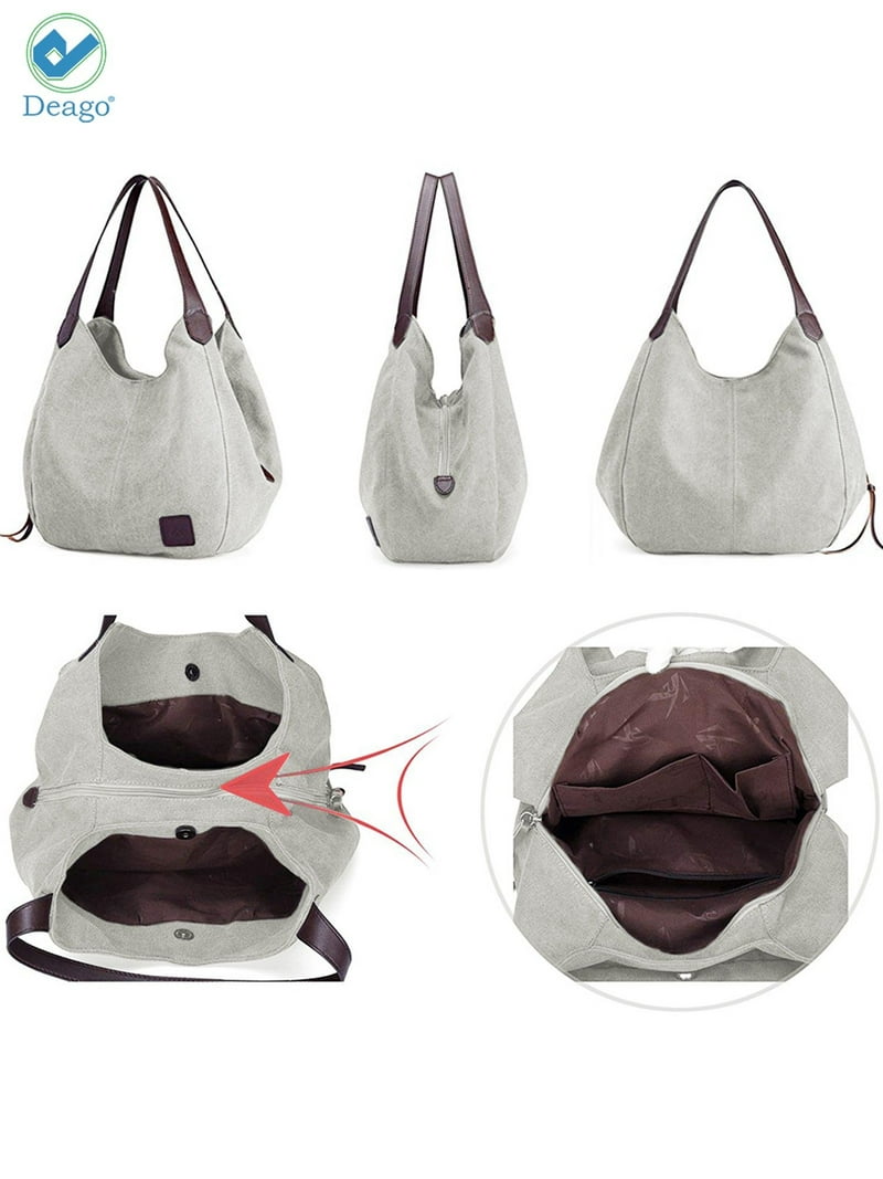 DFJXXX Woven Vegan Leather Tote Bag For Women - Multi-Colored Handmade Shoulder Bag, 10.63x8.26x4.33 Inches