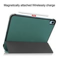 thumbnail image 3 of Case for Apple iPad 10th Generation 10.9 Inch Case 2022, PU Leather Thin Slim Lightweight Trifold Shell Corner Protection Smart Folio Cover with Auto Sleep/Wake and Support Pencil Holder, Darkgreen, 3 of 6