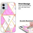 thumbnail image 5 of CoverON Apple iPhone 12 Case / iPhone 12 Pro Case (6.1"), Slim Lightweight Scratch Resistant Glossy Cover bumper Grip, Marble, 5 of 9