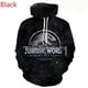 thumbnail image 5 of Sudadera con capucha con estampado 3D de Jurassic Park para hombre, nueva sudadera de estilo hip hop para exteriores, para acampar, informal, ajustada y a la moda, 5 of 5