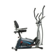 Body Champ BRT1875 3-in-1 Elliptical Trainer, Magnetic Resistance, Heart Rate, Max. 250 lbs